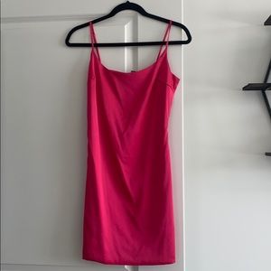 Pink Satin dress